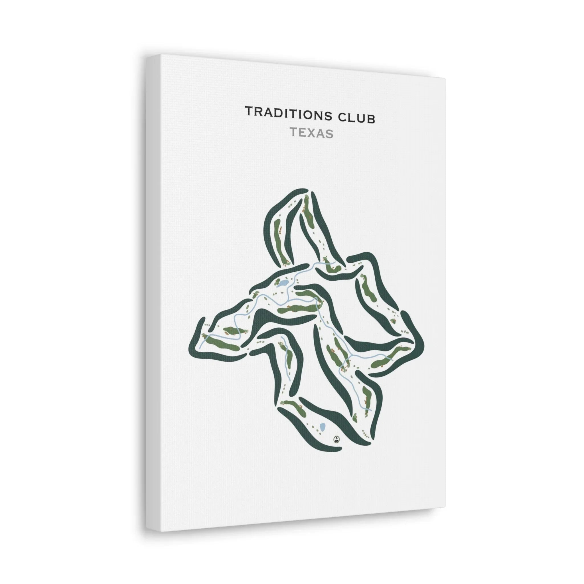 Traditions Club, Texas - Printed Golf Courses