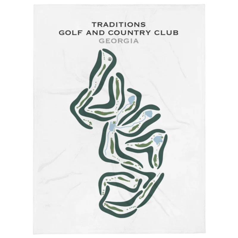 Traditions Golf and Country Club, Georgia - Printed Golf Courses
