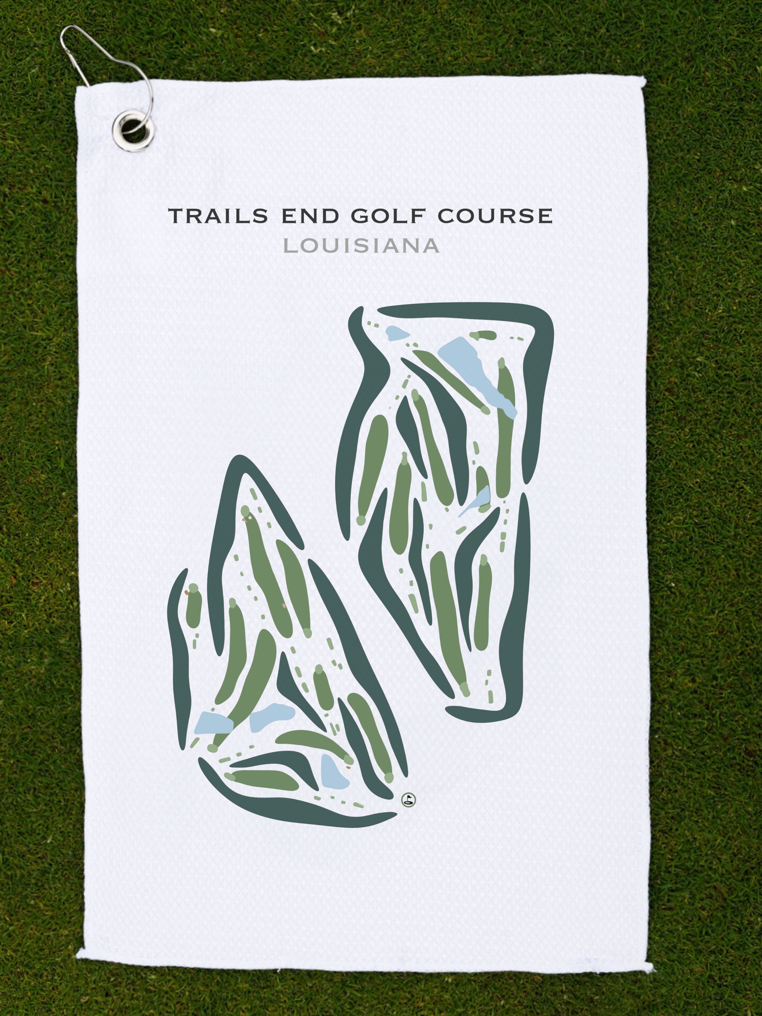 Trails End Golf Course, Louisiana - Printed Golf Courses