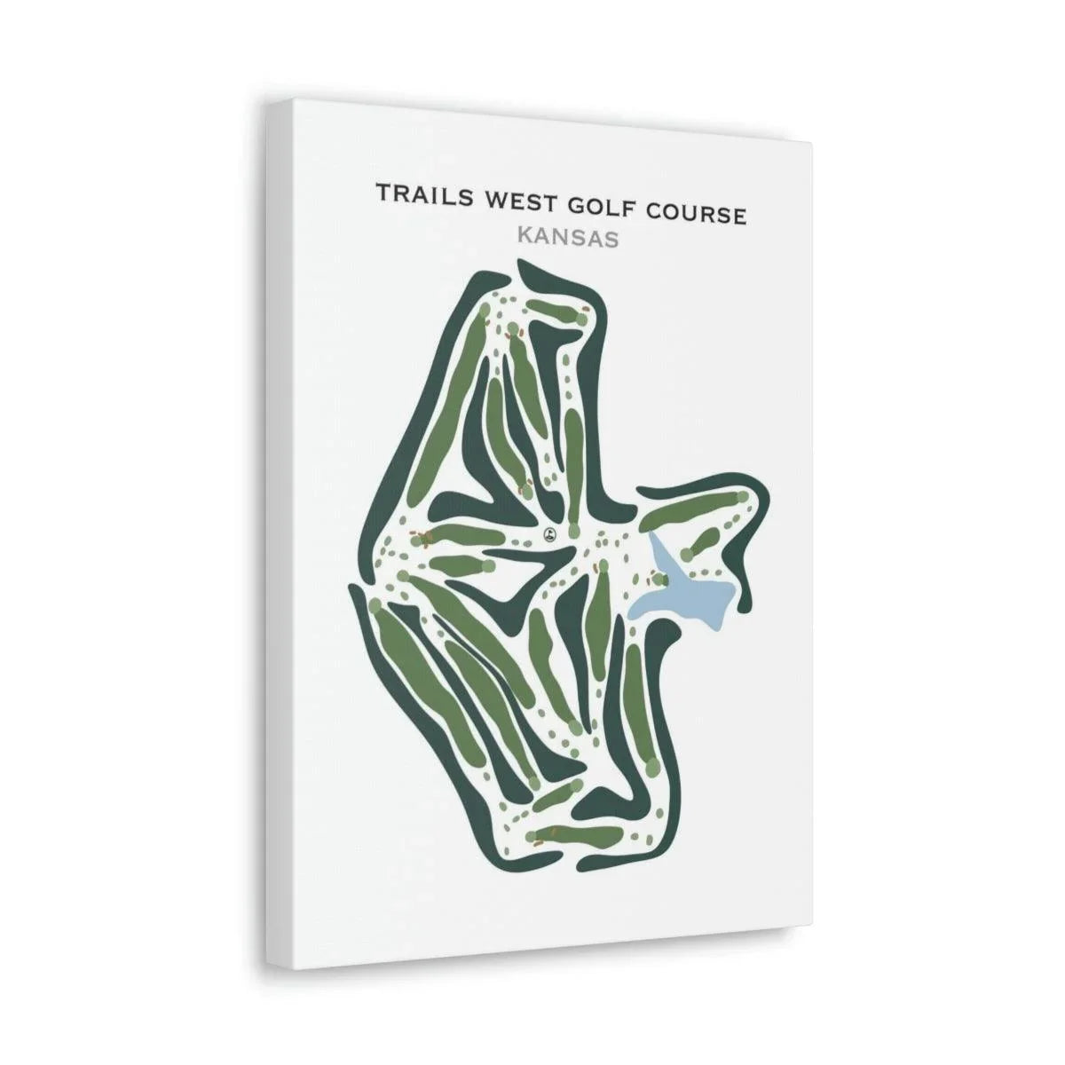 Trails West Golf Course, Kansas - Printed Golf Courses