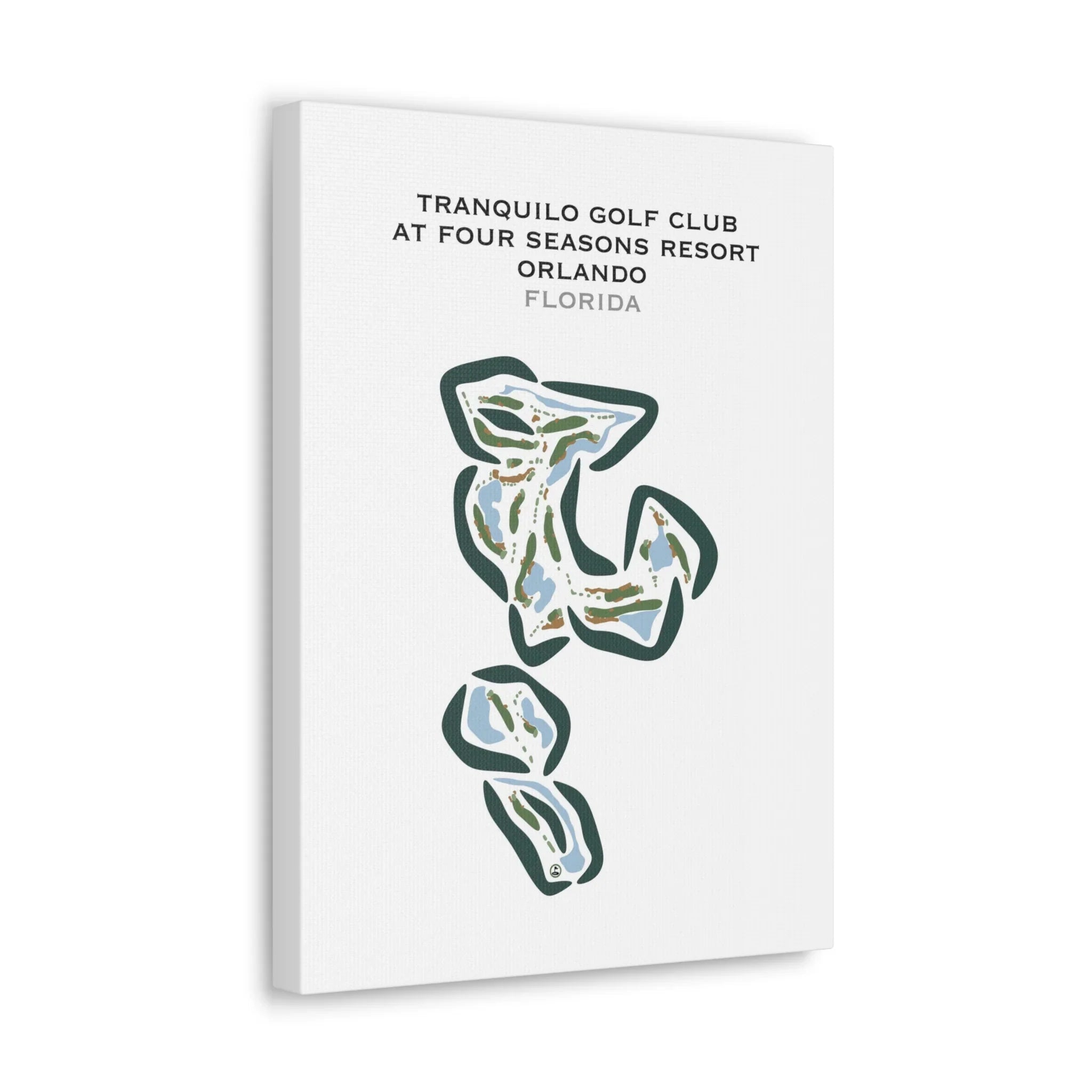 Tranquilo Golf Club at Four Seasons Resort Orlando, Florida - Printed Golf Courses