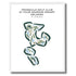 Tranquilo Golf Club at Four Seasons Resort Orlando, Florida - Printed Golf Courses