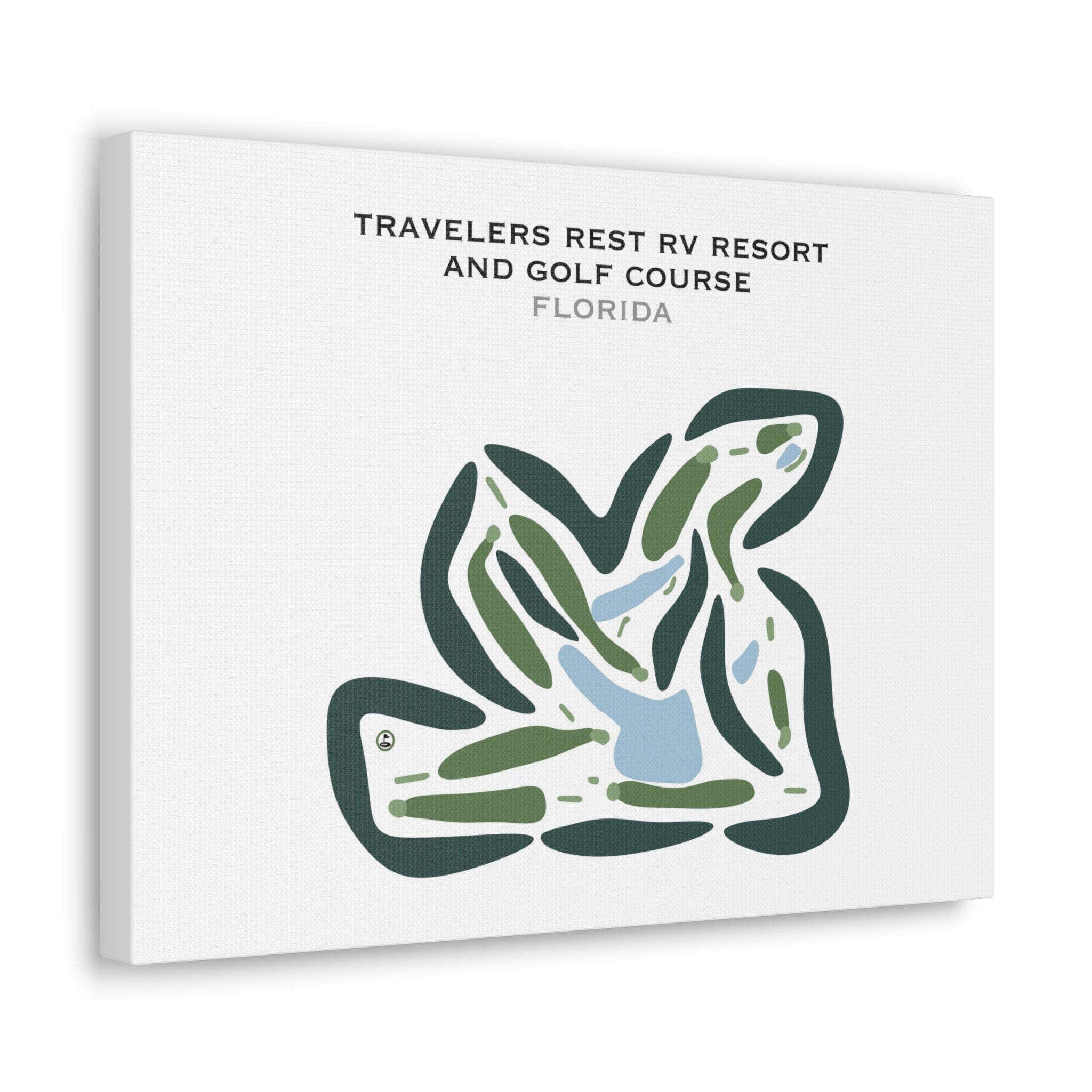 Travelers Rest RV Resort and Golf Course, Florida - Printed Golf Courses