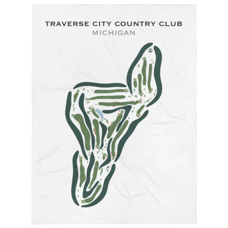 Traverse City Country Club, Michigan - Printed Golf Courses
