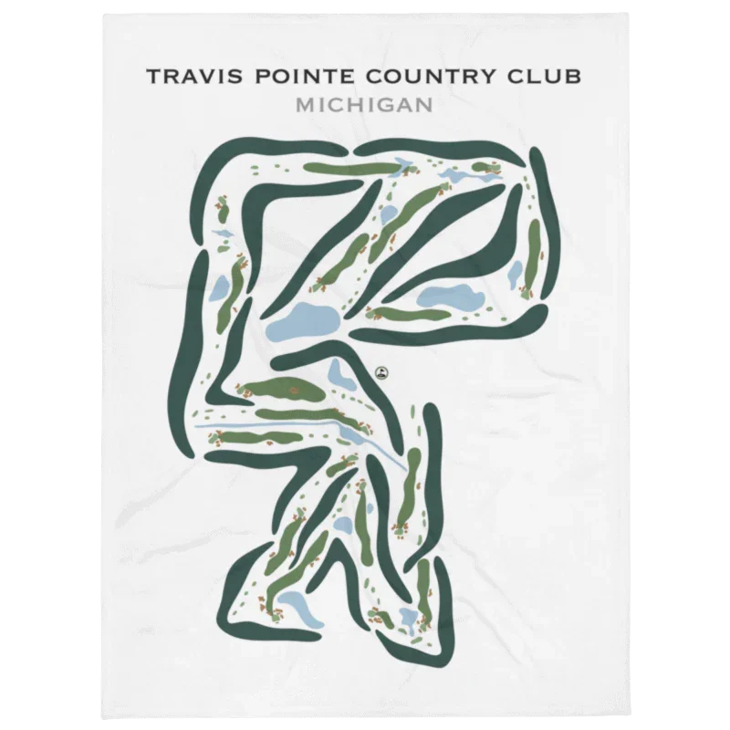 Travis Pointe Country Club, Michigan - Printed Golf Courses