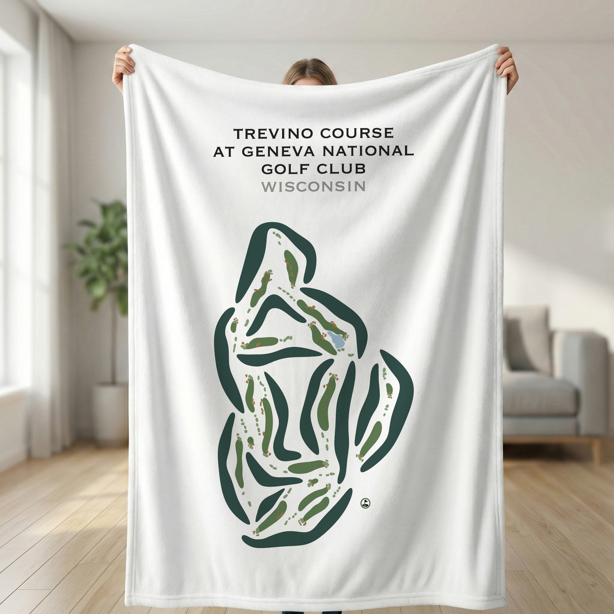 Trevino Course at Geneva National Golf Club, Wisconsin - Printed Golf Courses