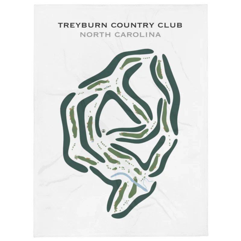 Treyburn Country Club, North Carolina - Printed Golf Course