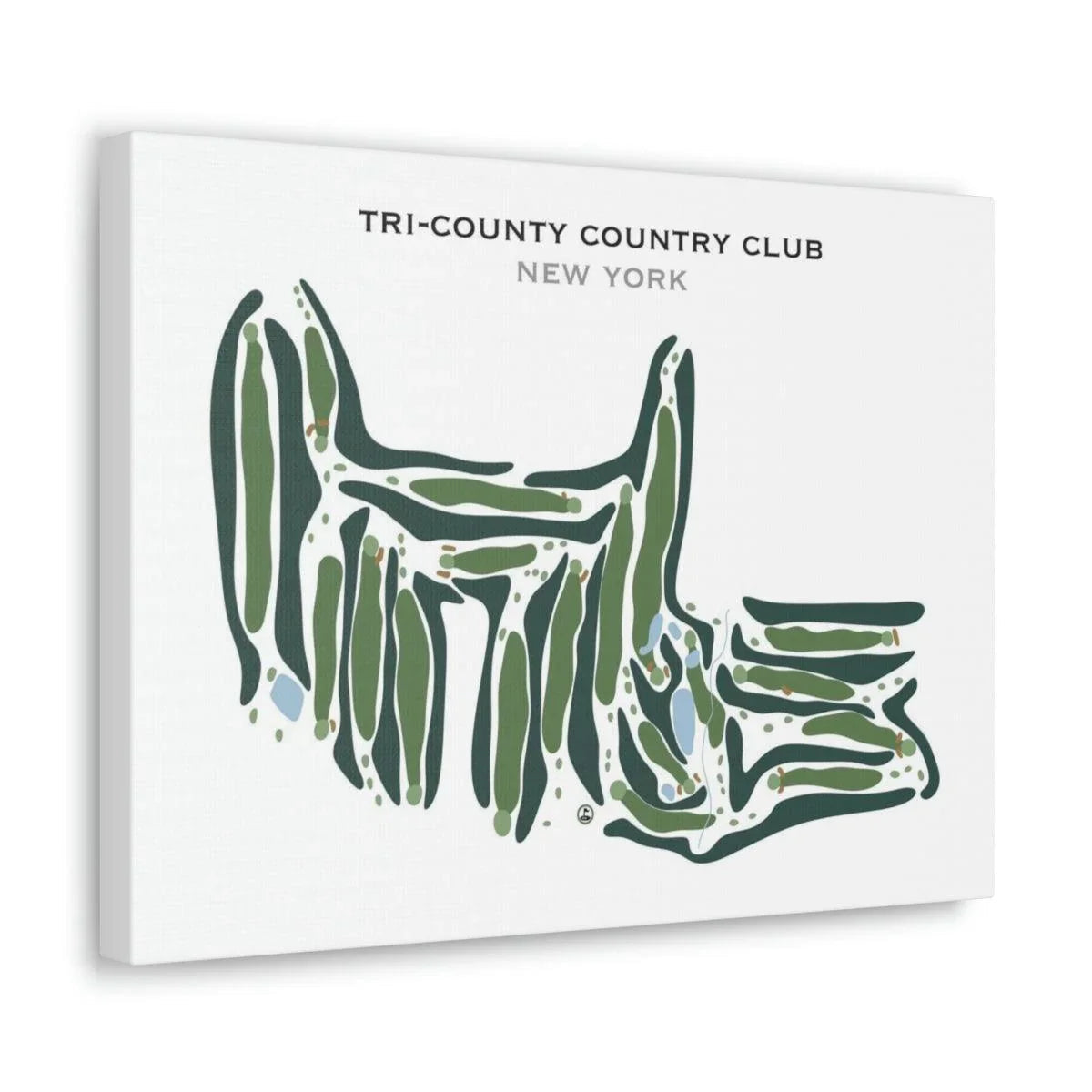 Tri-County Country Club, New York - Printed Golf Courses