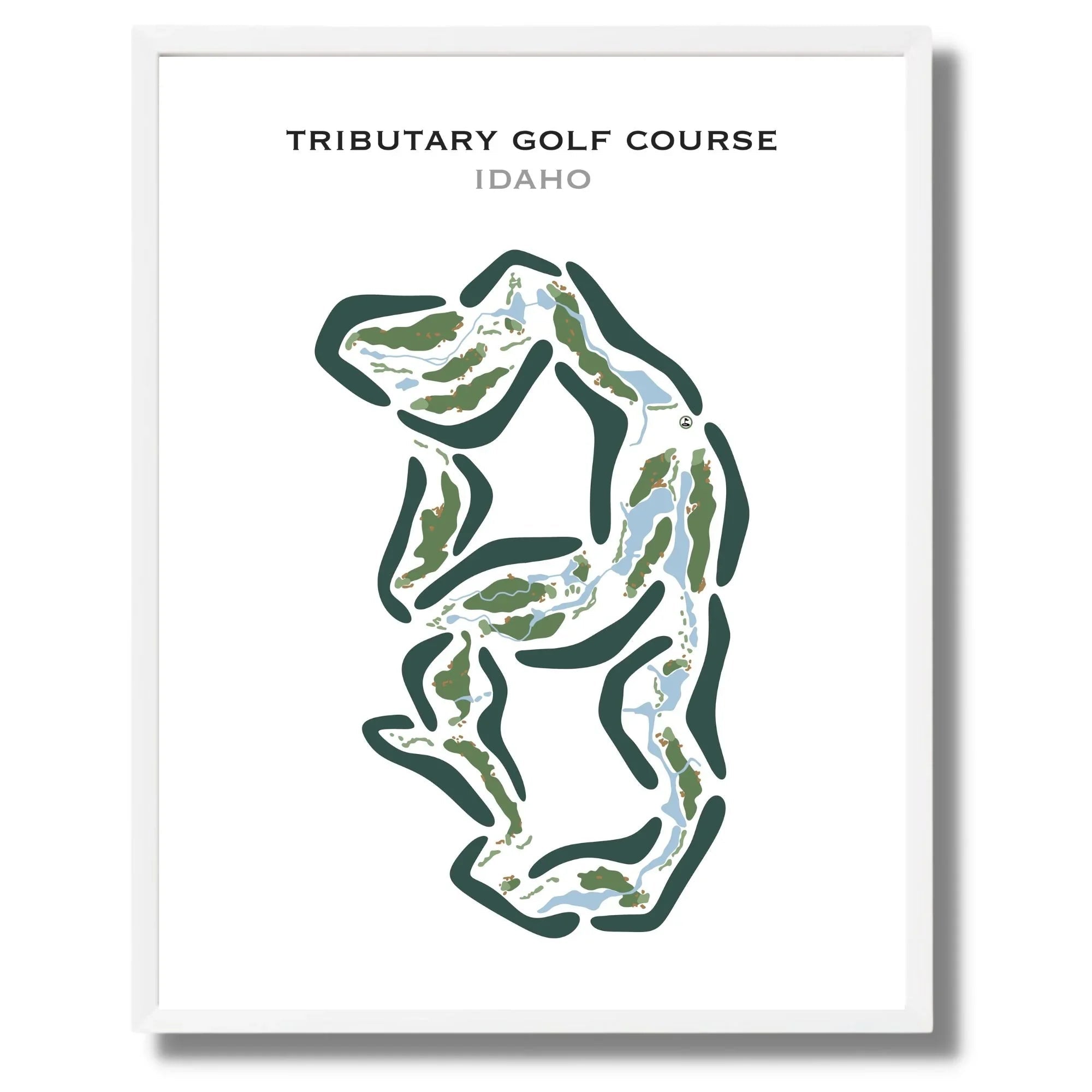 Tributary Golf Course, Idaho - Printed Golf Courses