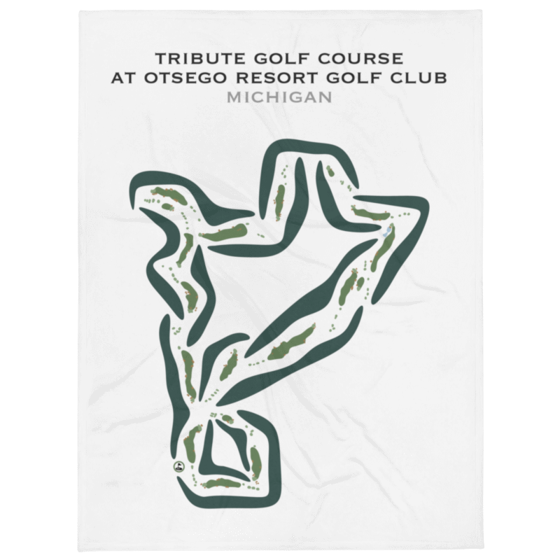 Tribute Golf Course at Otsego Golf Club, Michigan - Printed Golf Courses