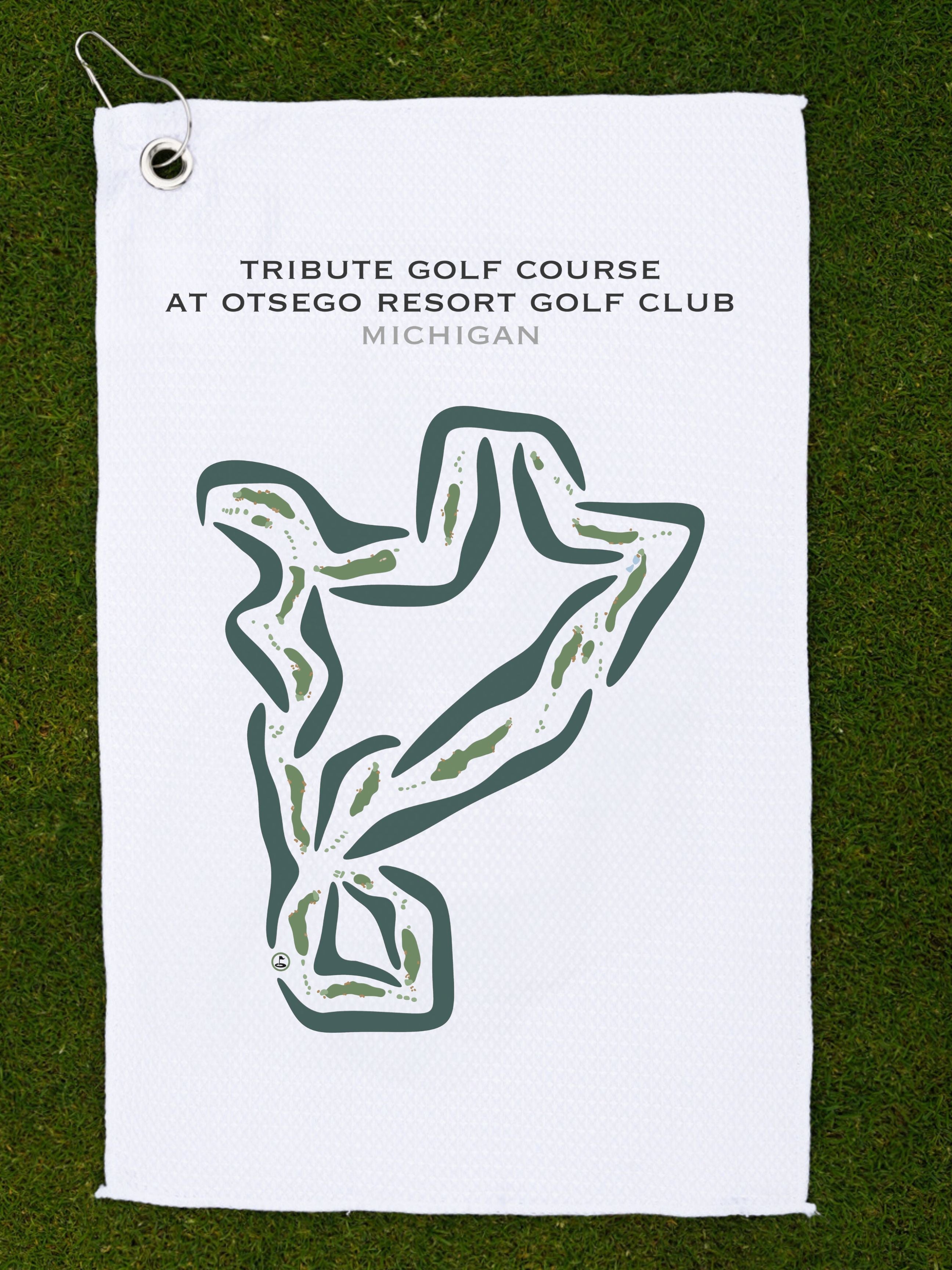 Tribute Golf Course at Otsego Golf Club, Michigan - Printed Golf Courses