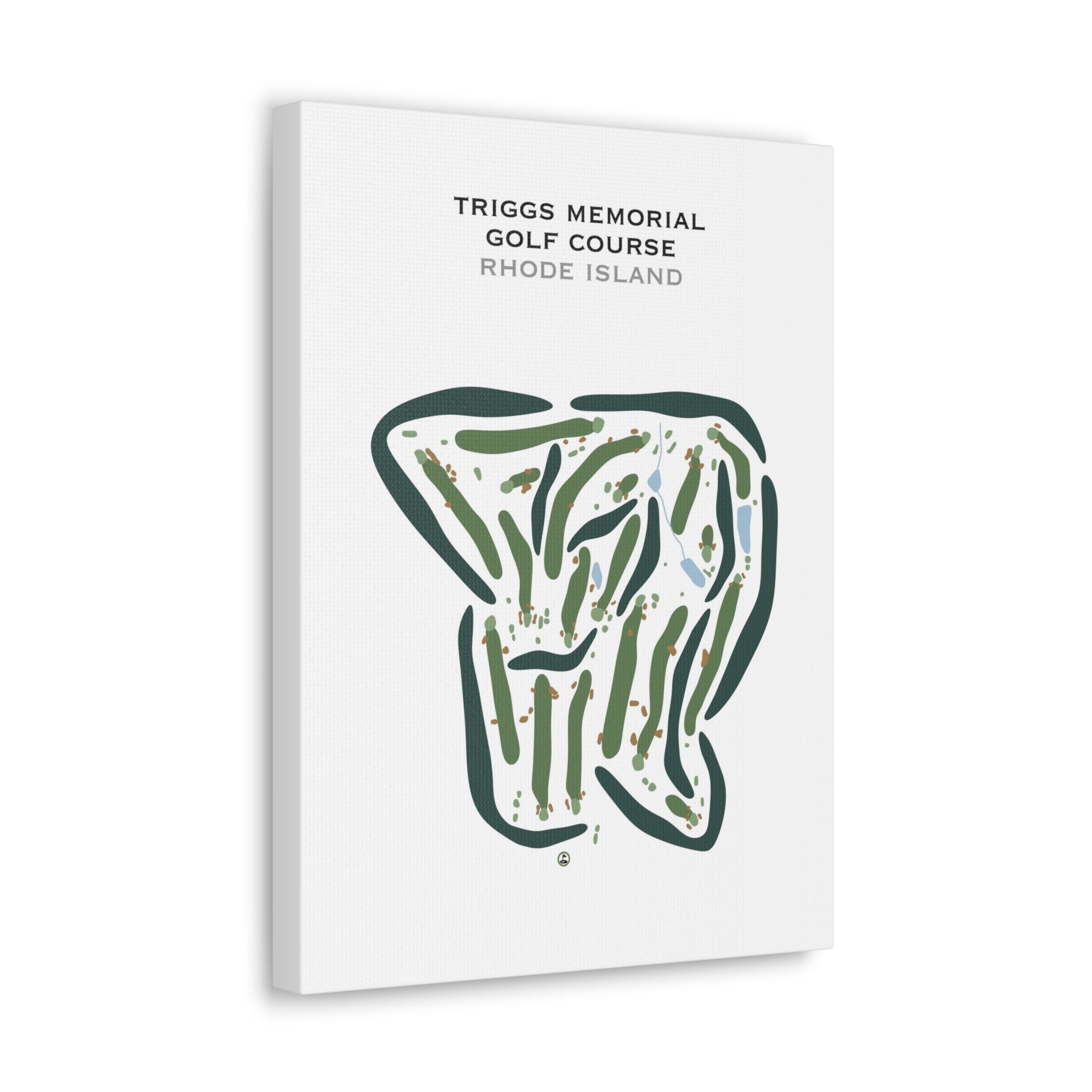 Triggs Memorial Golf Course, Rhode Island - Printed Golf Courses