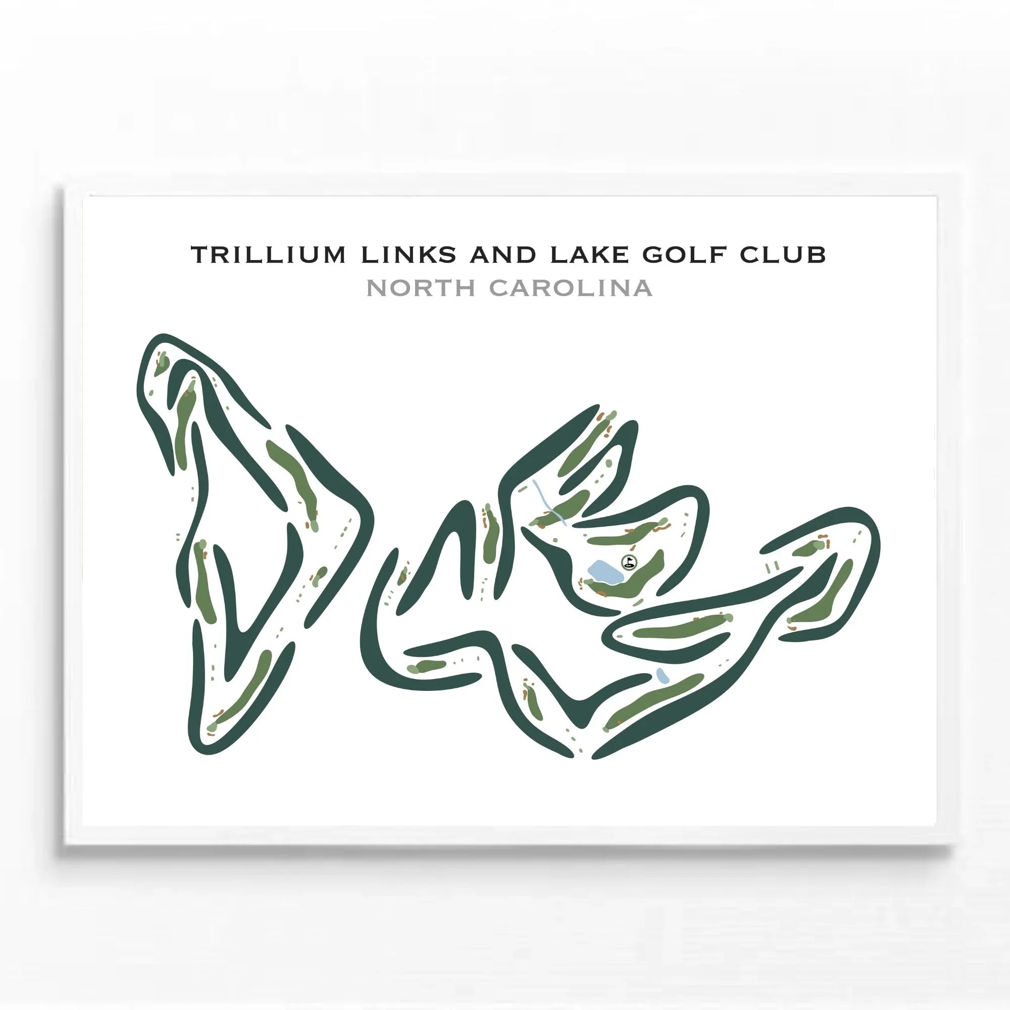 Trillium Links and Lake Club, North Carolina - Printed Golf Courses