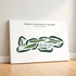 Trinity Alps Golf Course, California - Printed Golf Courses