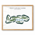 Trinity Alps Golf Course, California - Printed Golf Courses
