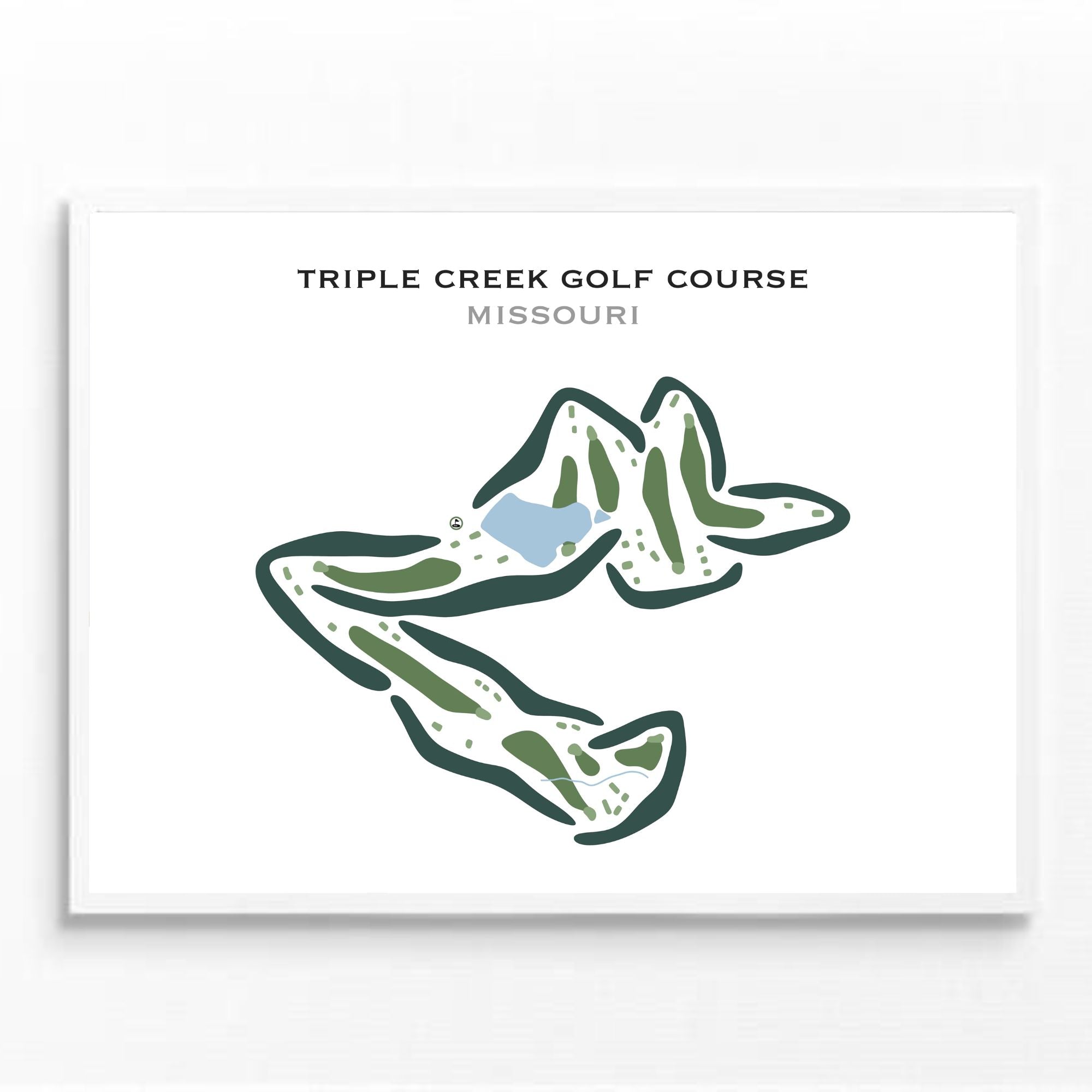 Triple Creek Golf Course, Missouri - Printed Golf Courses