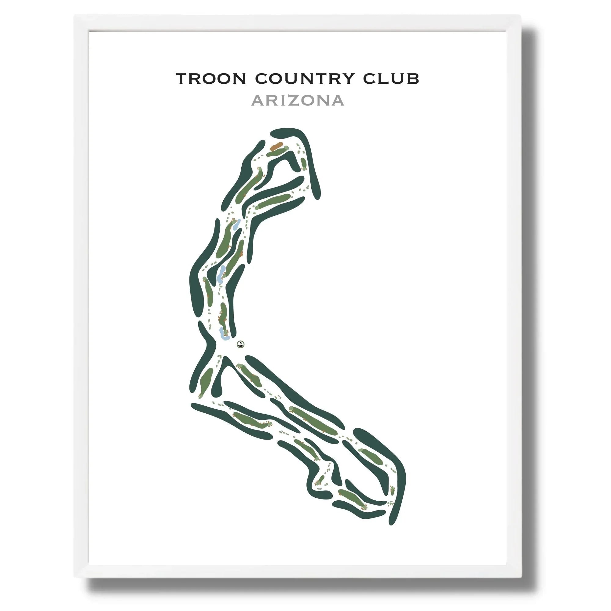Troon Country Club, Arizona - Printed Golf Course