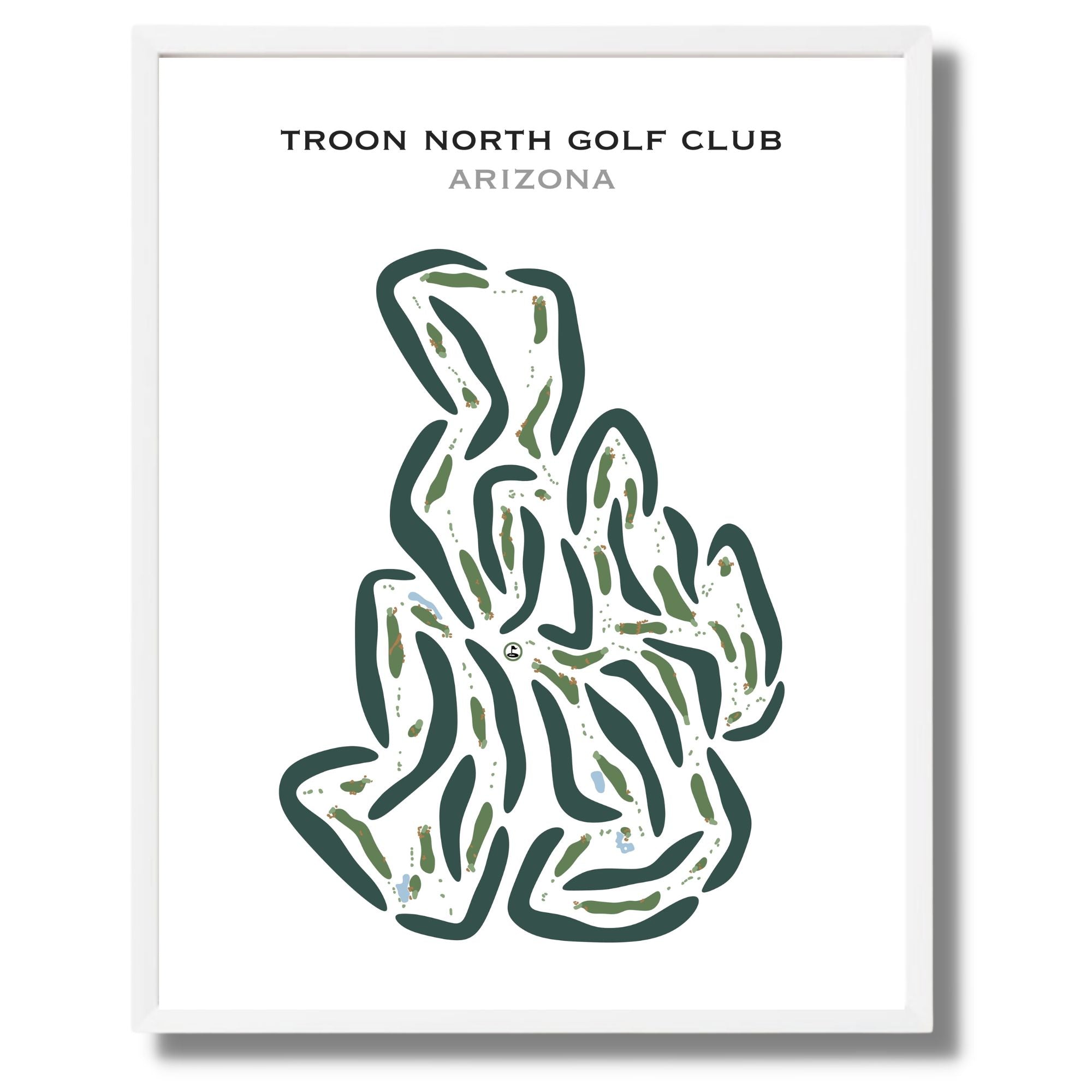 Troon North Golf Club, Arizona - Printed Golf Courses