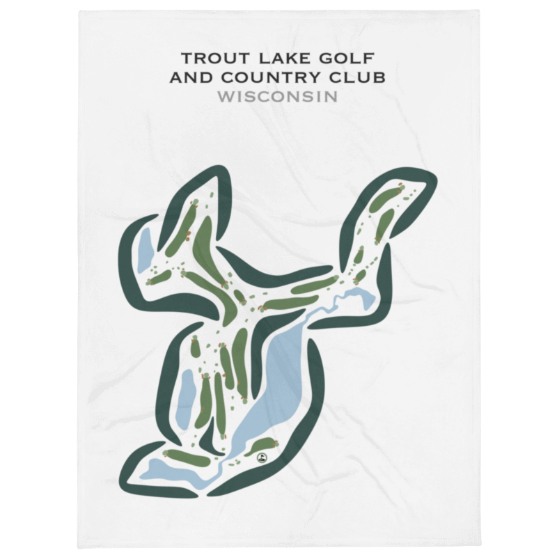 Trout Lake Golf & Country Club, Wisconsin - Printed Golf Courses