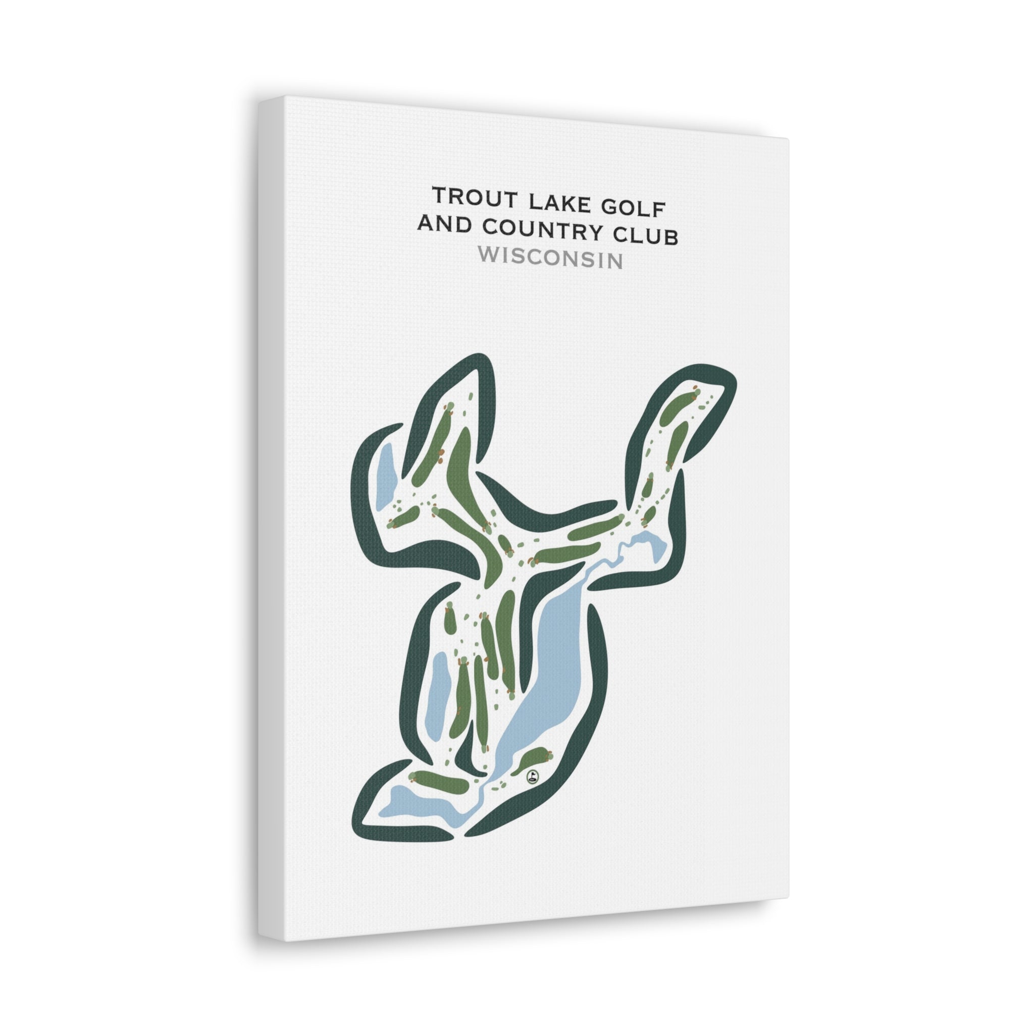 Trout Lake Golf & Country Club, Wisconsin - Printed Golf Courses