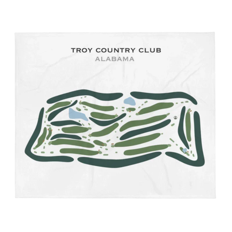 Troy Country Club, Alabama - Printed Golf Courses