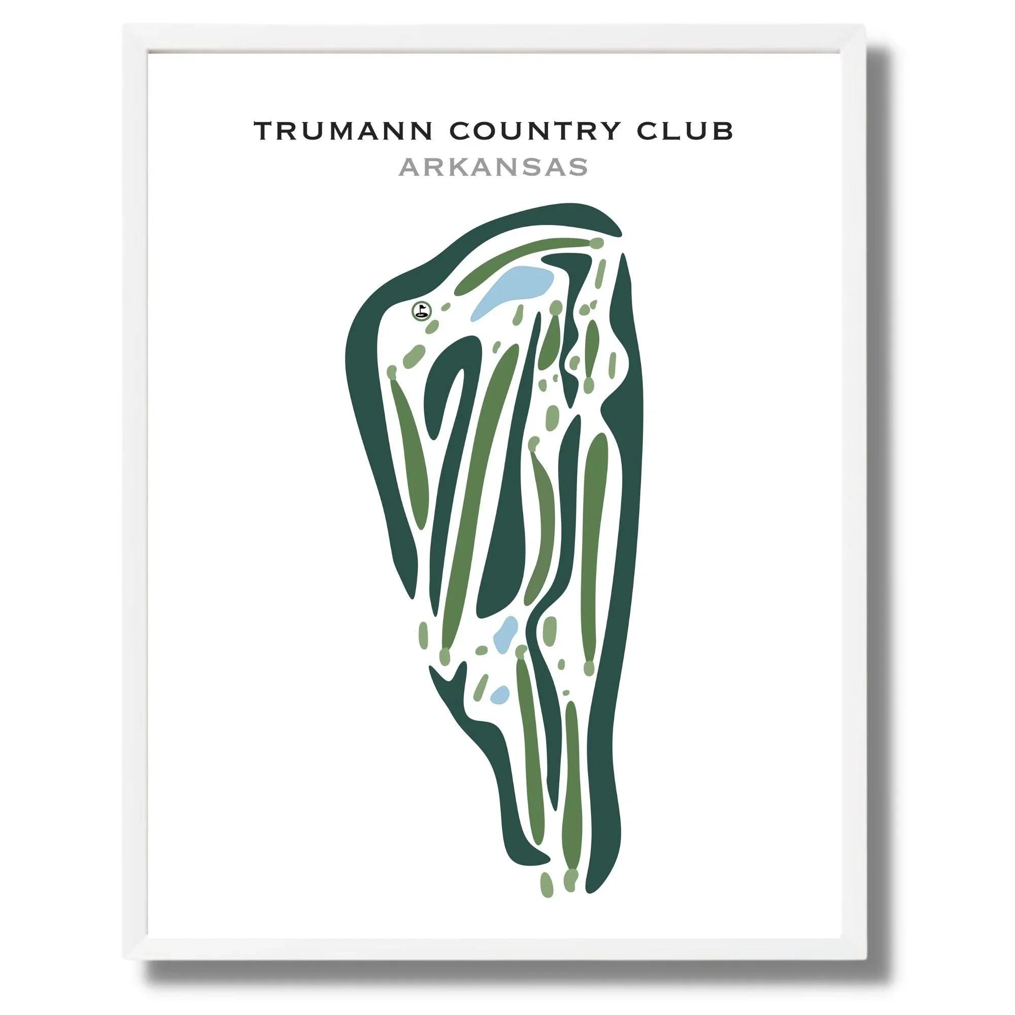Trumann Country Club, Arkansas - Printed Golf Courses