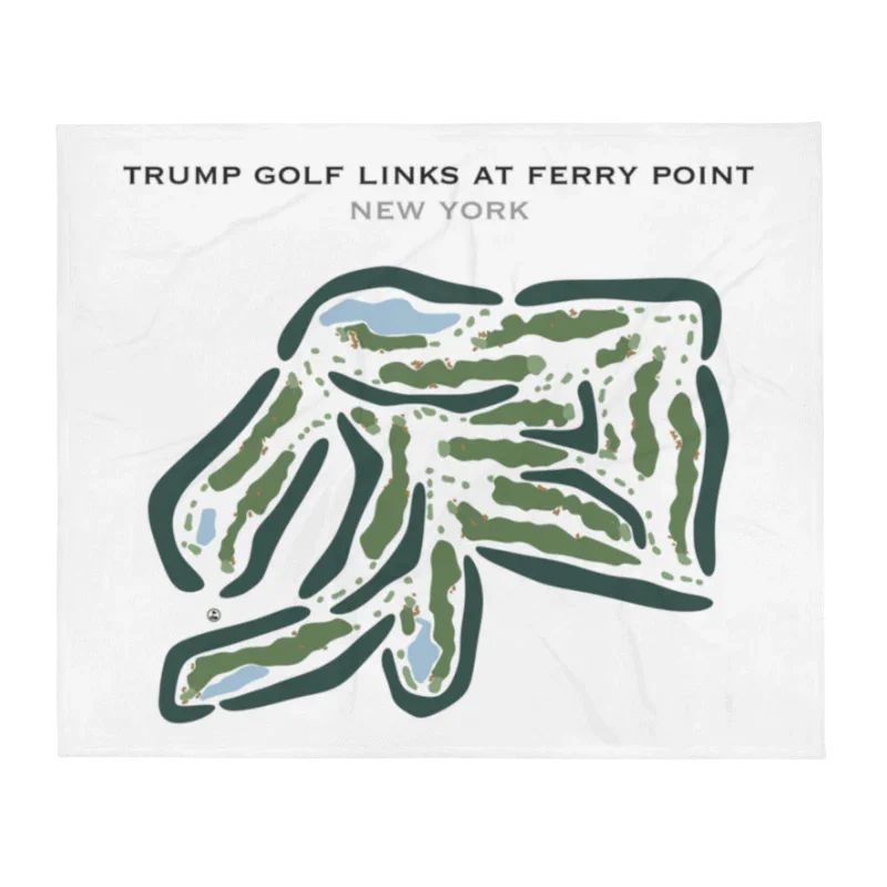 Trump Golf Links at Ferry Point, New York - Printed Golf Courses