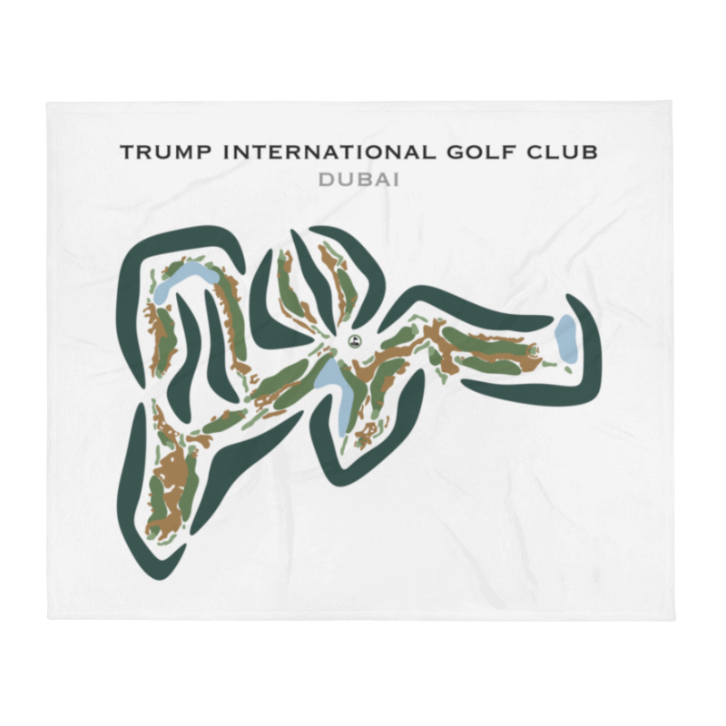 Trump International Golf Club, Dubai, United Arab Emirates - Printed Golf Courses