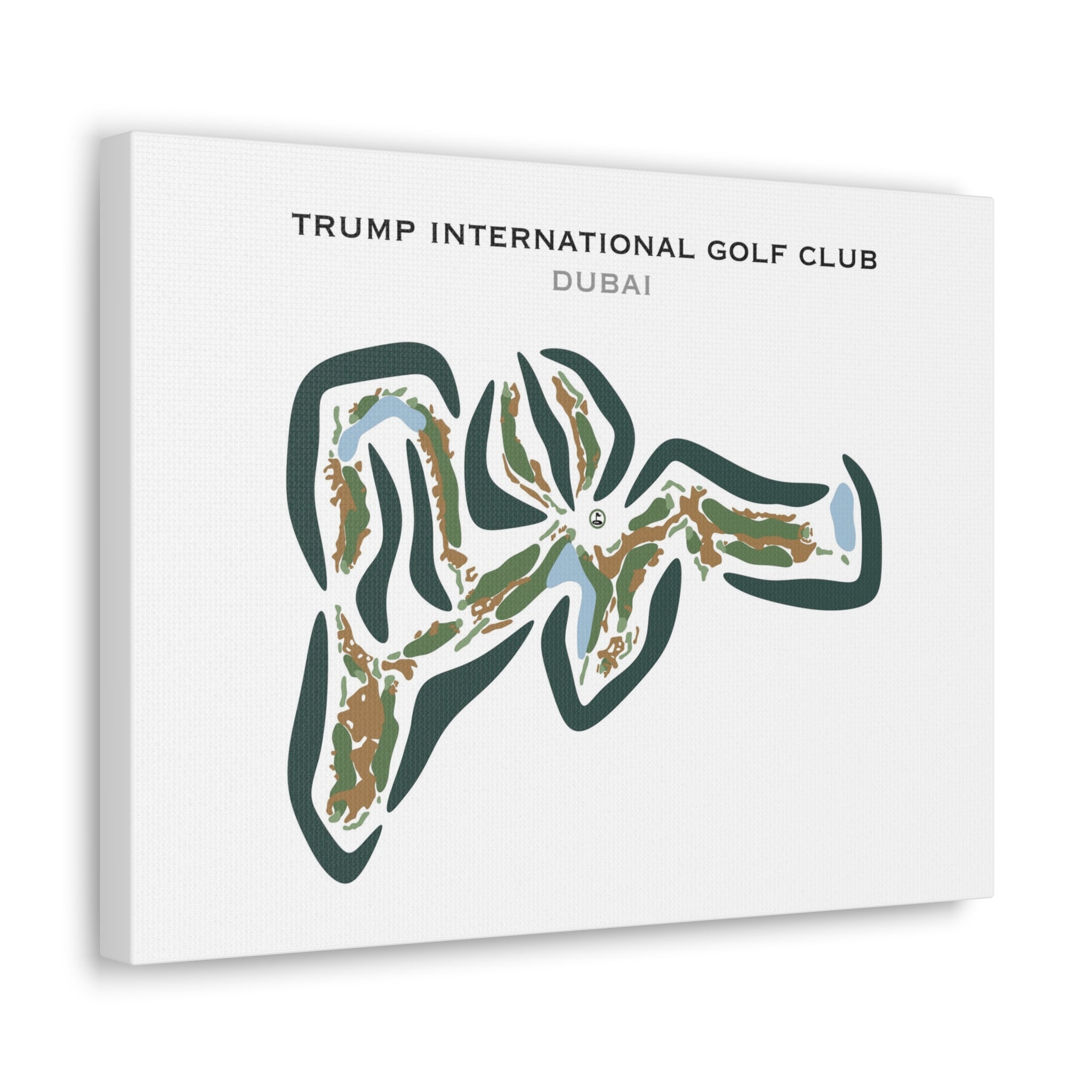 Trump International Golf Club, Dubai, United Arab Emirates - Printed Golf Courses