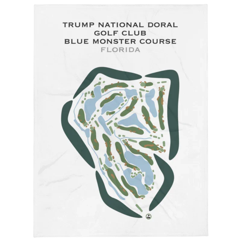 Trump National Doral Golf Club, Blue Monster Course, Florida - Printed Golf Courses