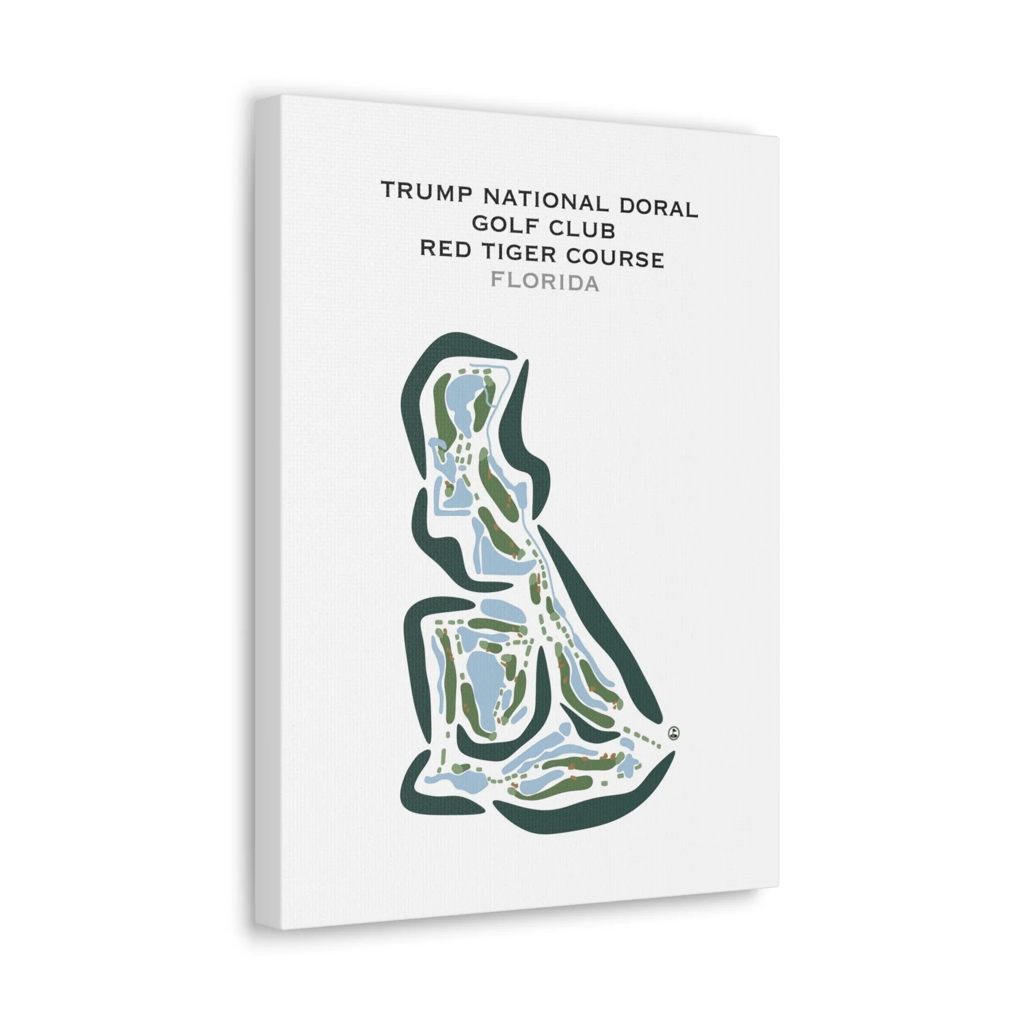 Trump National Doral Golf Club, Red Tiger Course, Florida - Printed Golf Courses