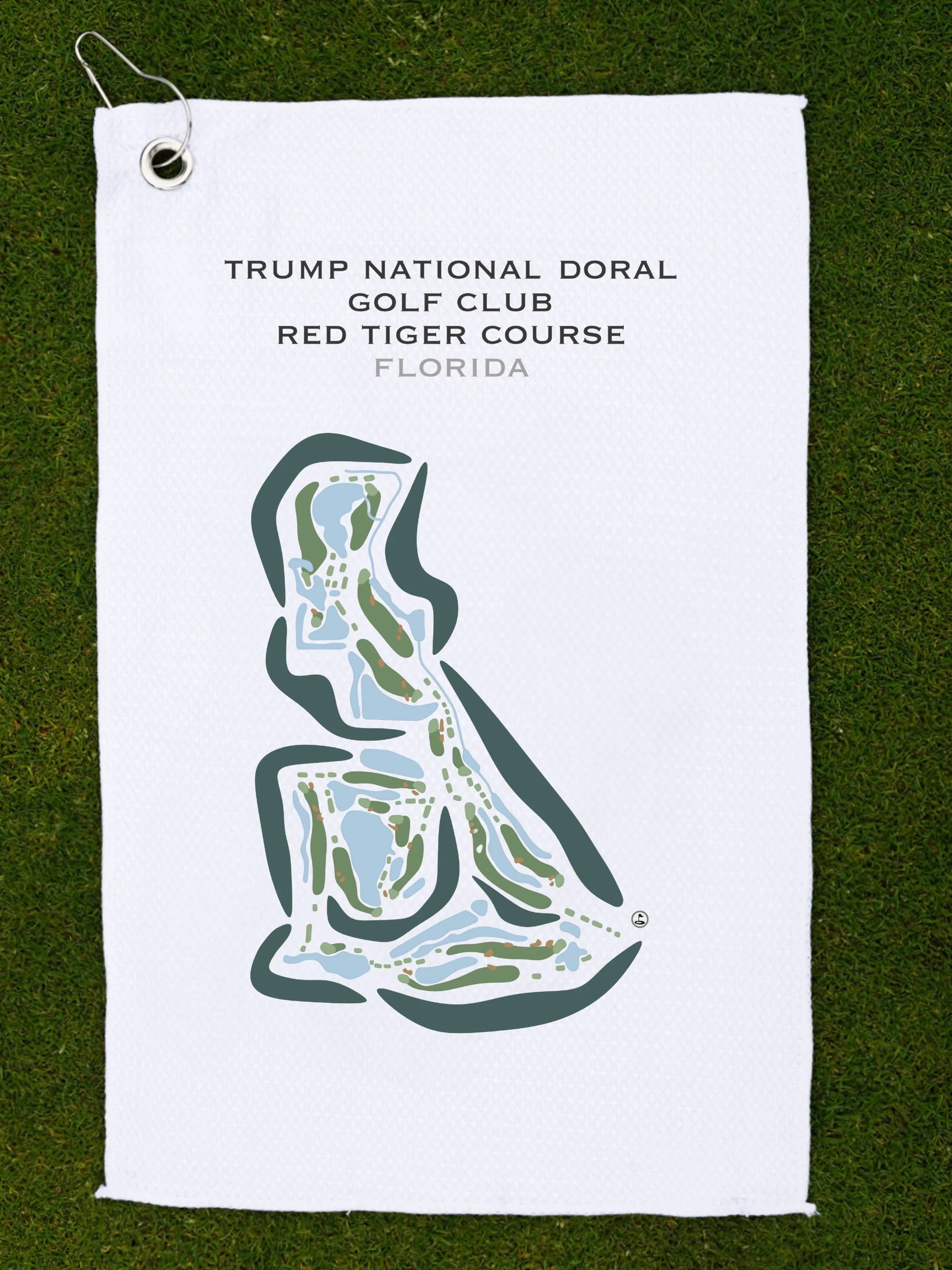 Trump National Doral Golf Club, Red Tiger Course, Florida - Printed Golf Courses