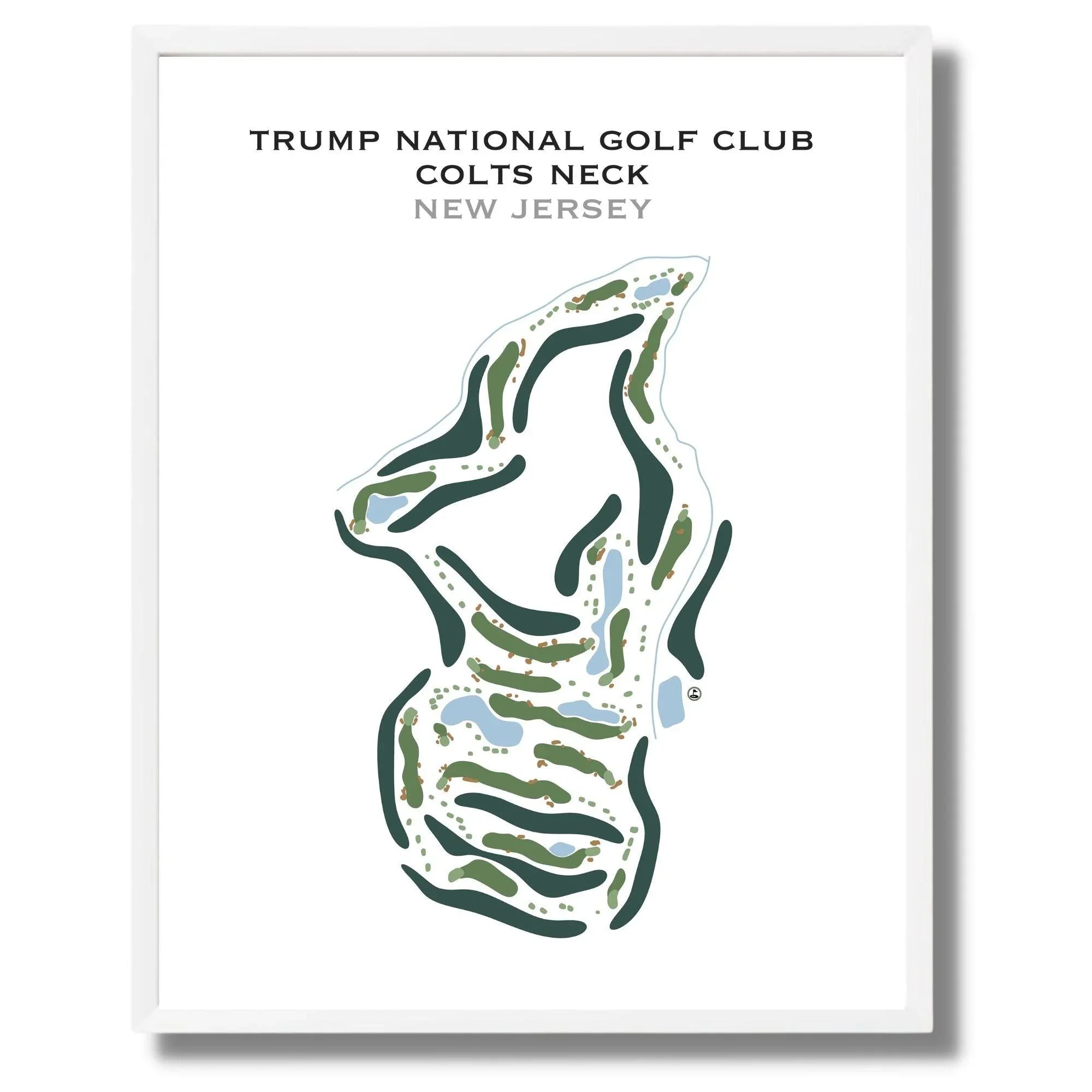 Trump National Golf Club Colts Neck, New Jersey - Printed Golf Course