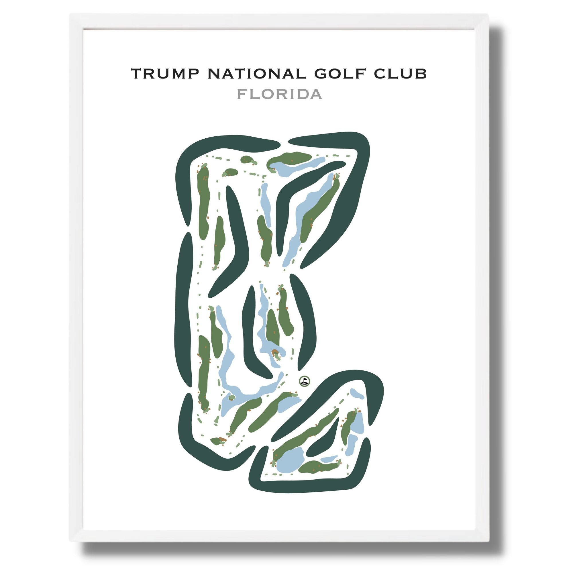 Trump National Golf Club Jupiter, Florida - Printed Golf Courses