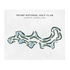 Trump National Golf Club, North Carolina - Printed Golf Course