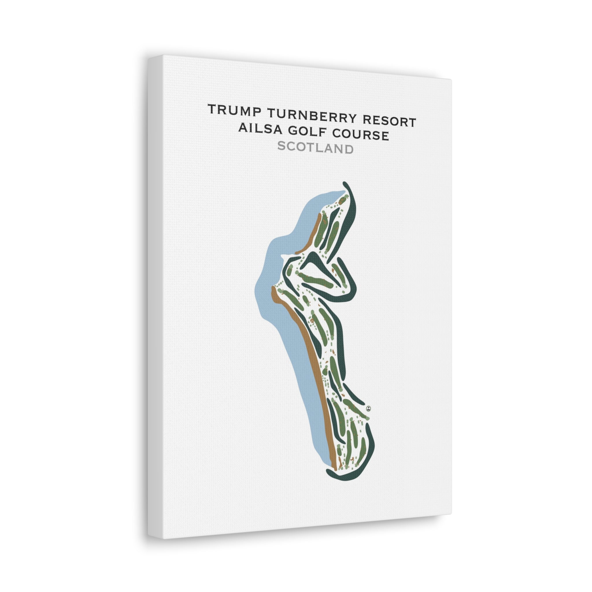 Trump Turnberry Ailsa Golf Course, Scotland - Printed Golf Courses