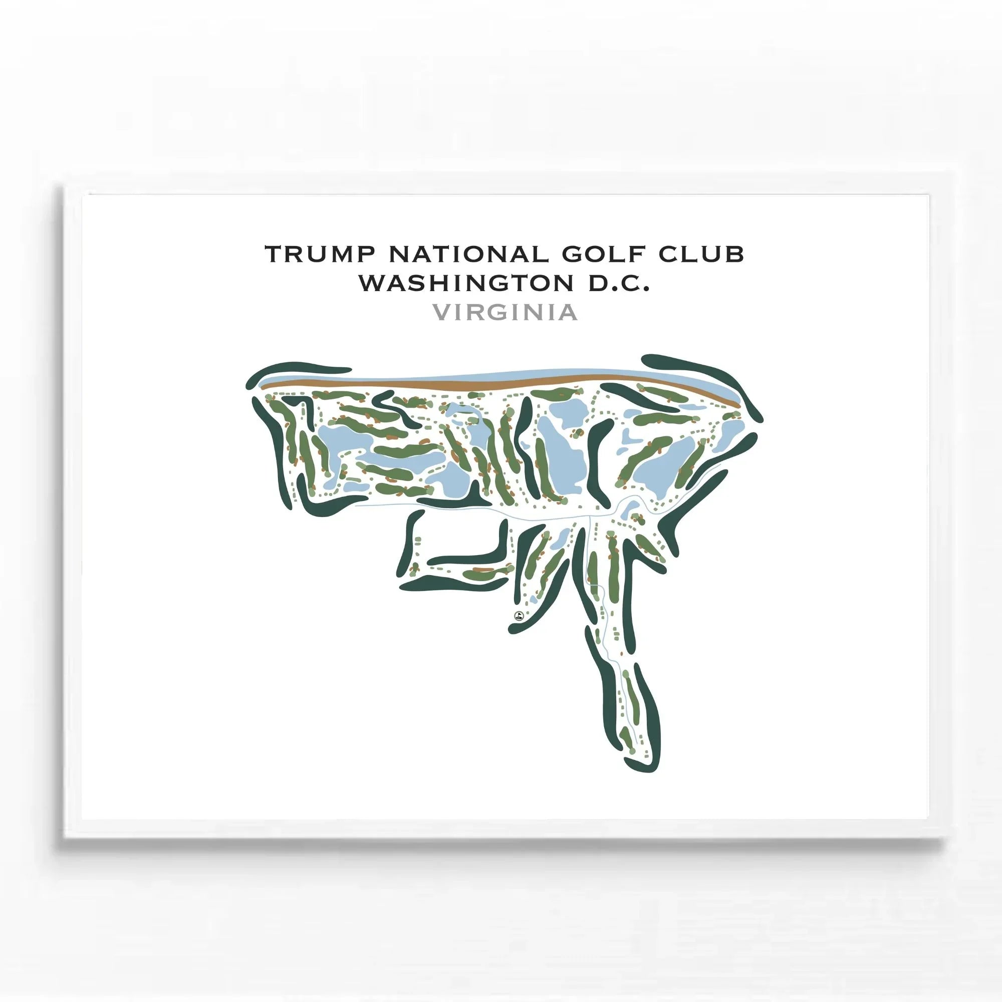 Trump National Golf Club, Washington DC, Virginia - Printed Golf Courses