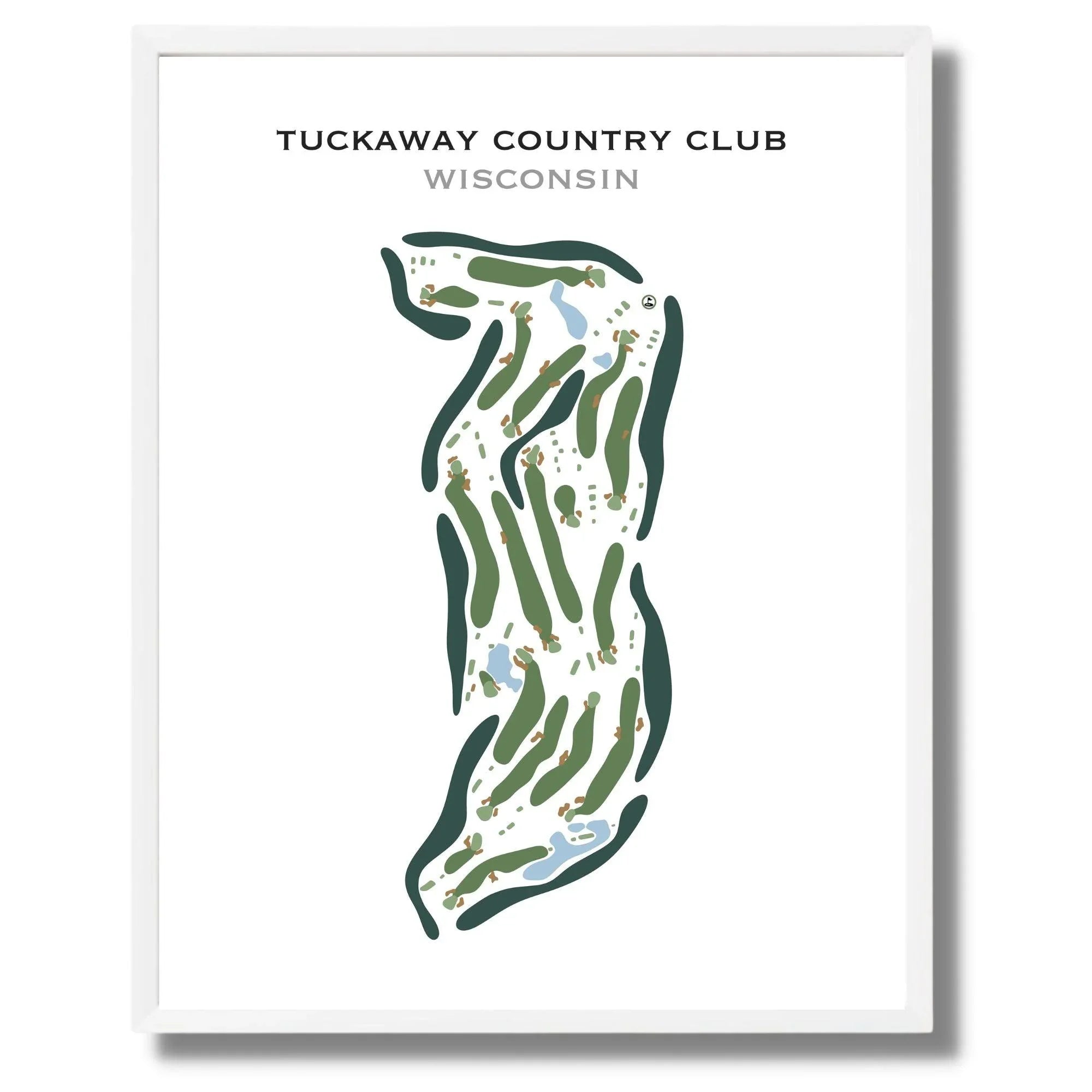 Tuckaway Country Club, Wisconsin - Printed Golf Course