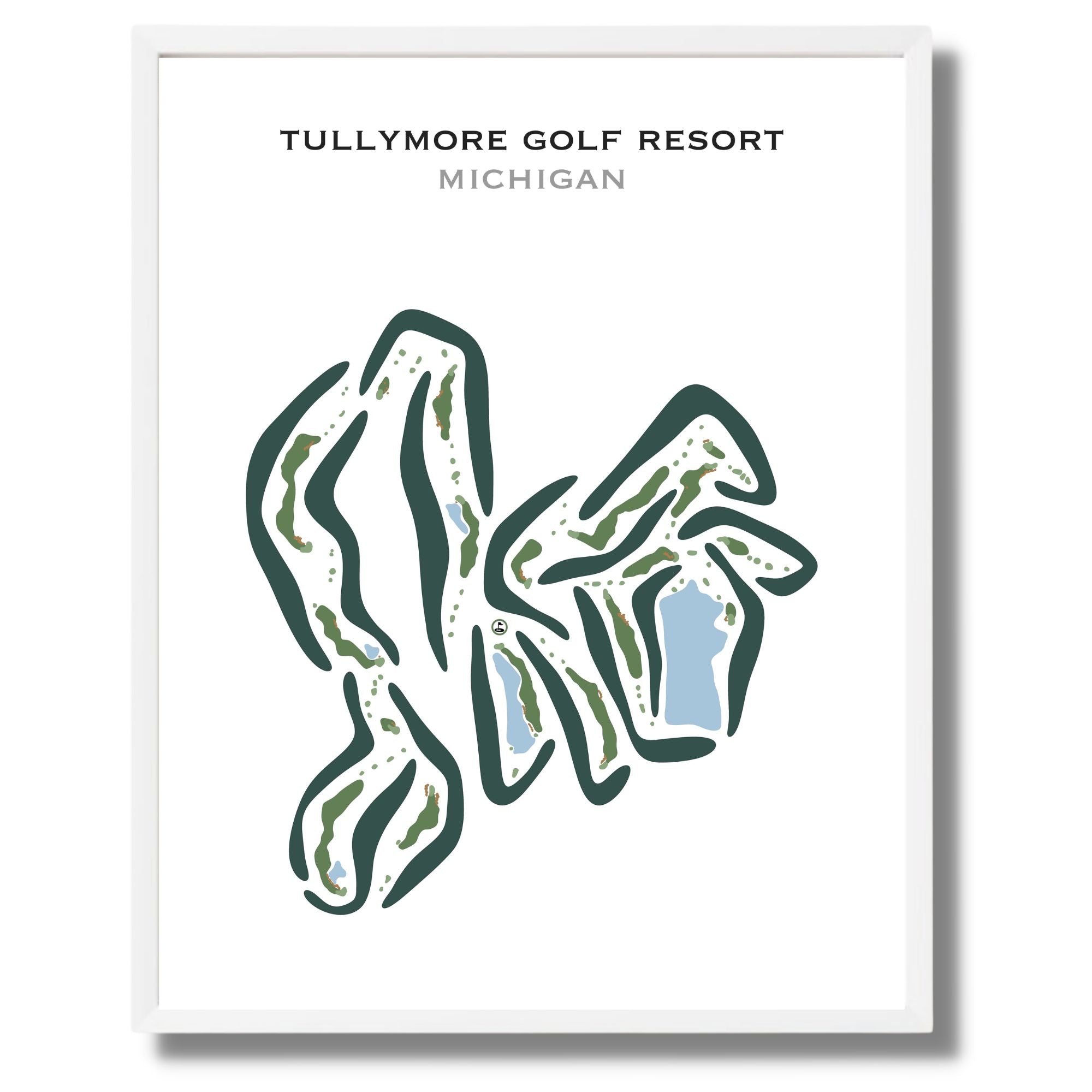 Tullymore Golf Resort, Michigan - Printed Golf Courses