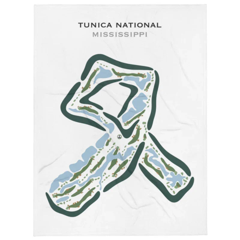 Tunica National Golf and Tennis, Mississippi - Printed Golf Courses