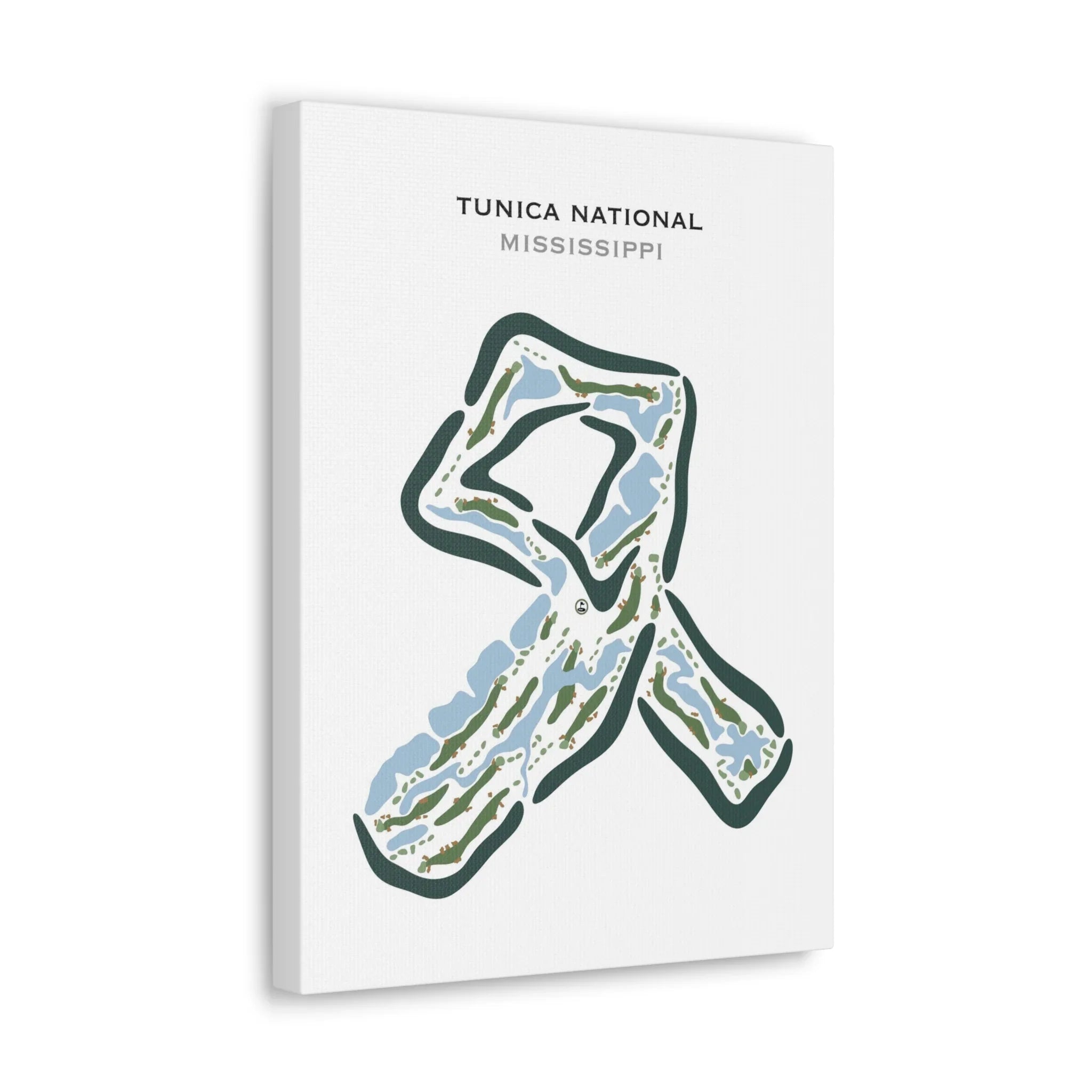 Tunica National Golf and Tennis, Mississippi - Printed Golf Courses