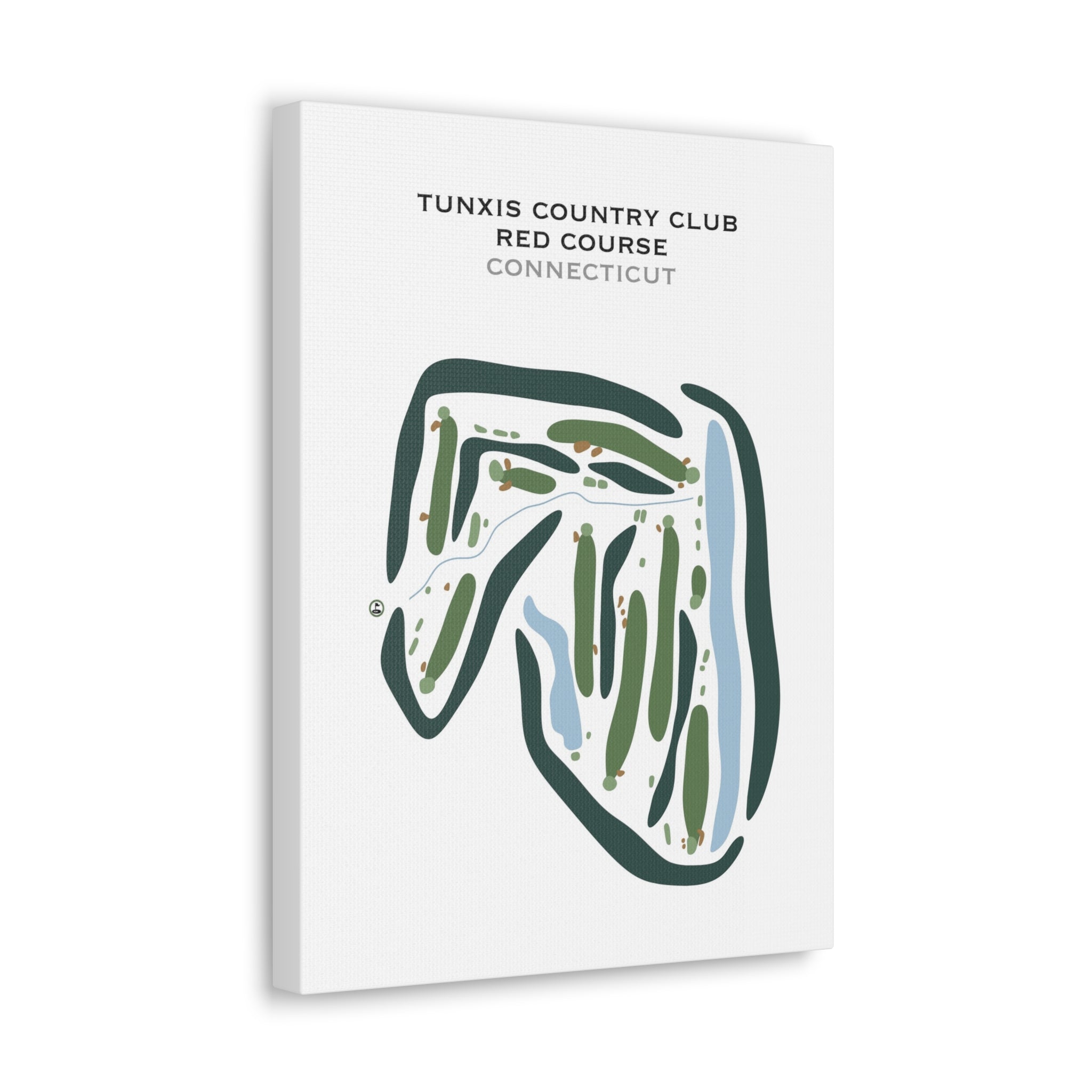 Tunxis Country Club - Red Course, Connecticut - Printed Golf Courses