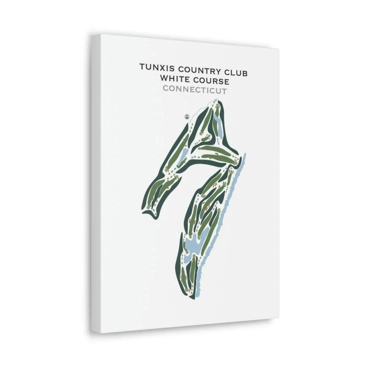 Tunxis Country Club White Course, Connecticut - Printed Golf Courses