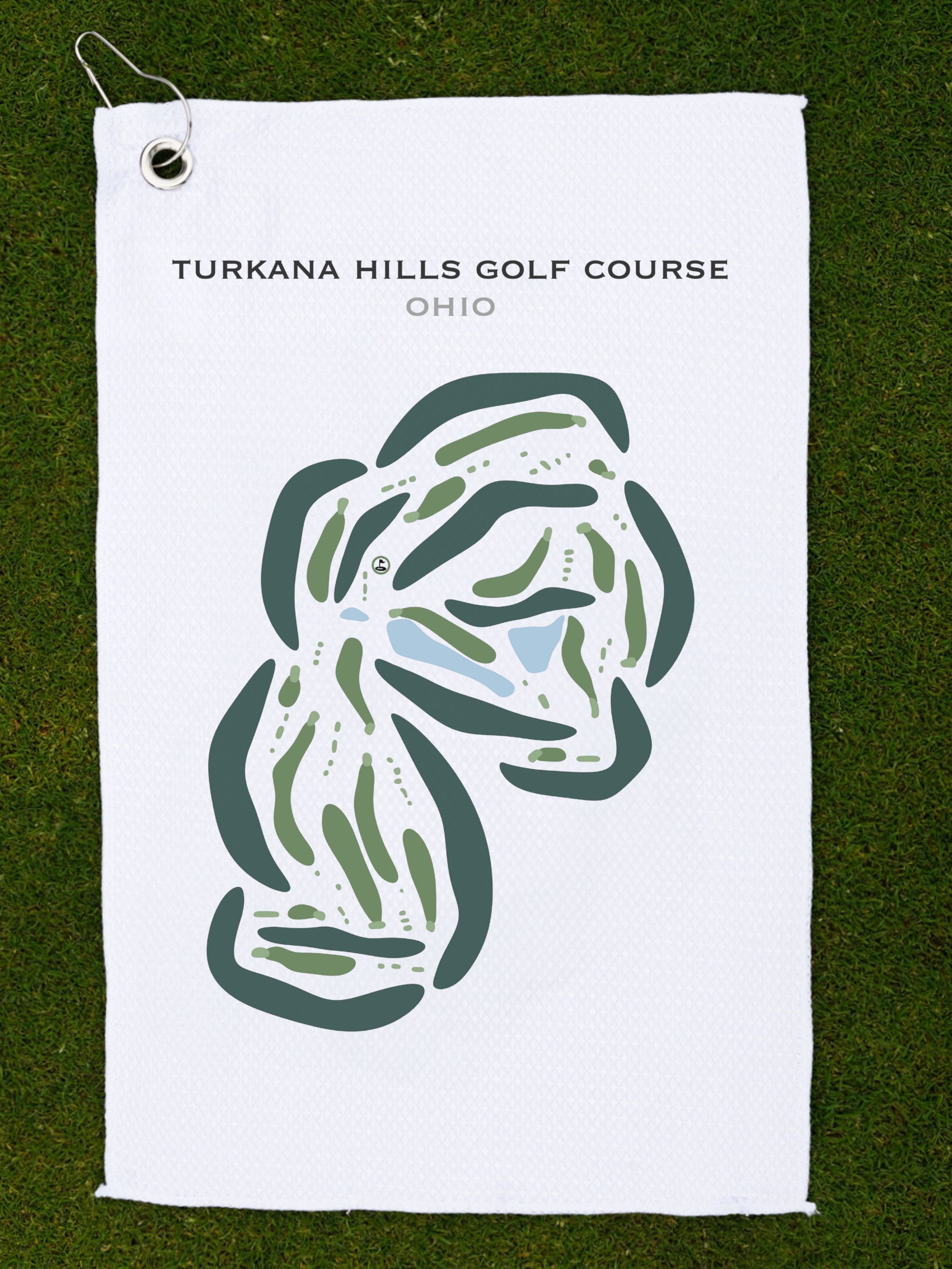 Turkana Hills Golf Course, Ohio - Printed Golf Courses