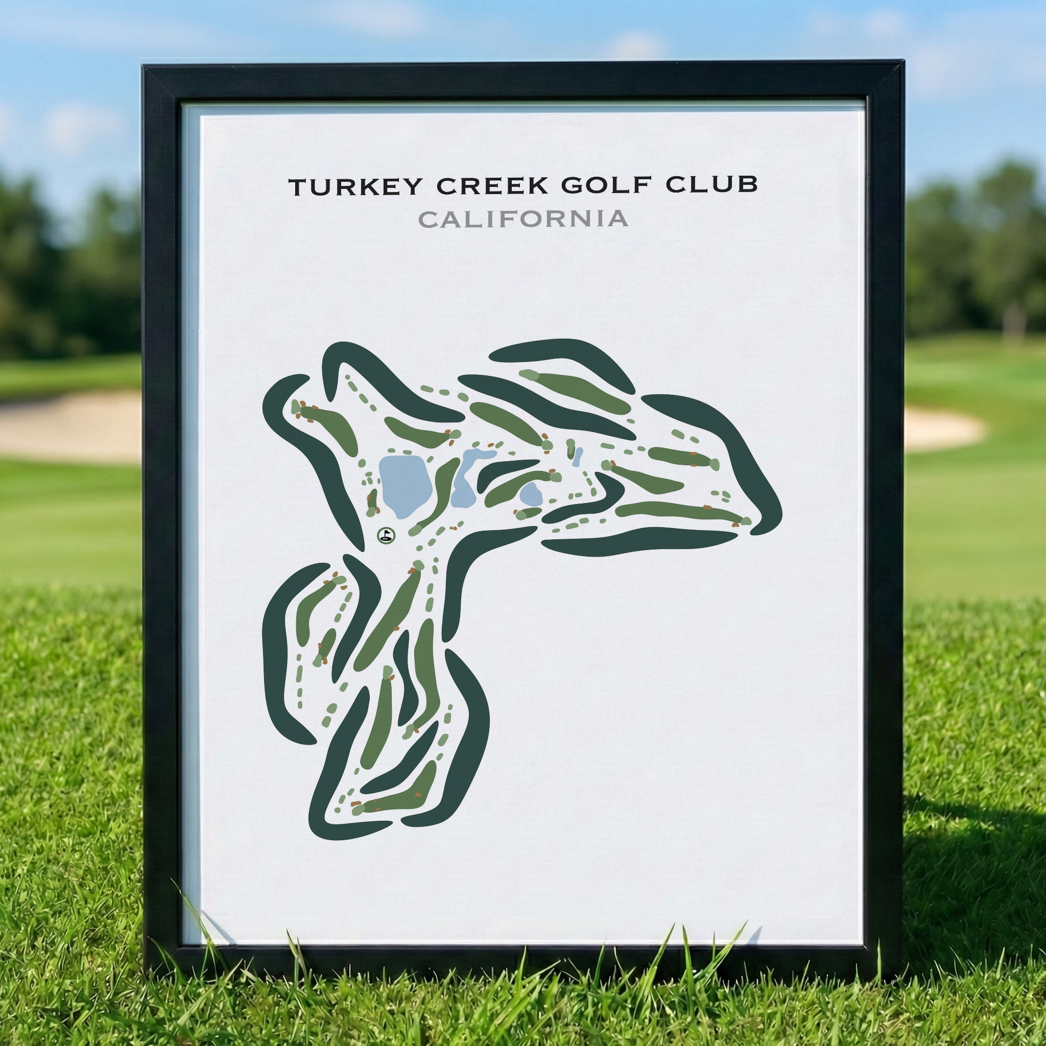 Turkey Creek Golf Club, Lincoln, California - Printed Golf Courses
