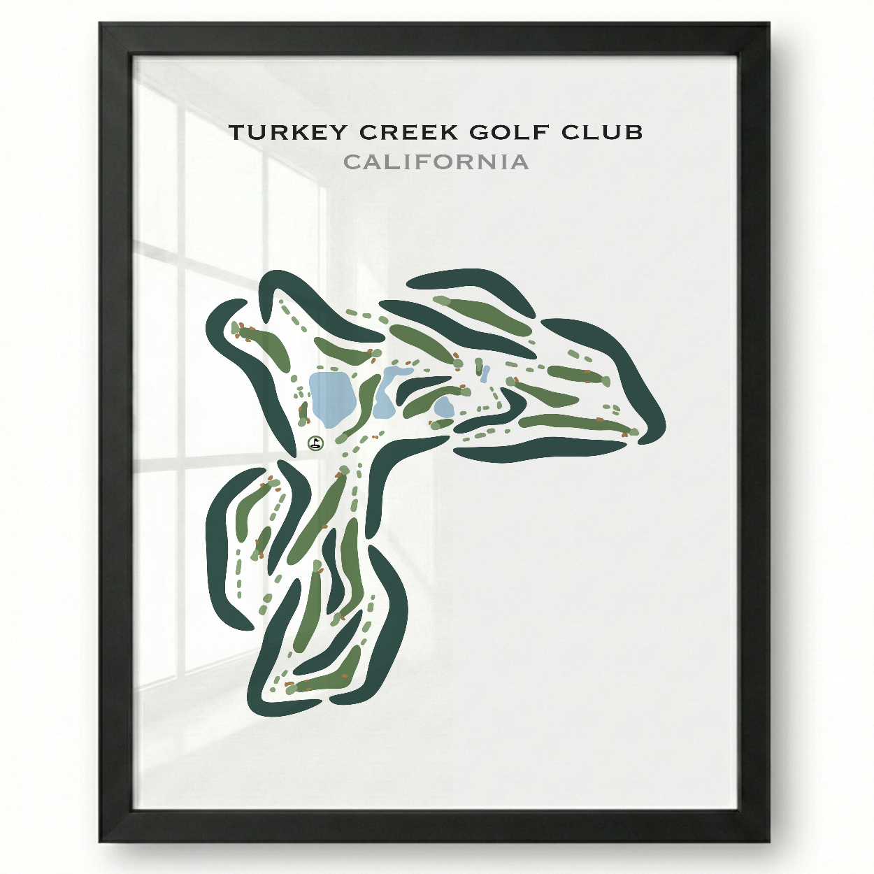 Turkey Creek Golf Club, Lincoln, California - Printed Golf Courses