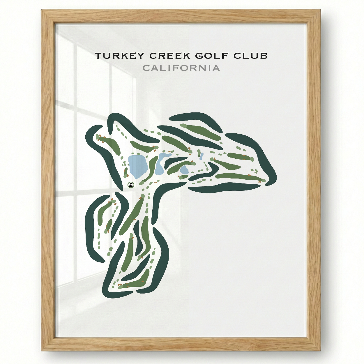 Turkey Creek Golf Club, Lincoln, California - Printed Golf Courses