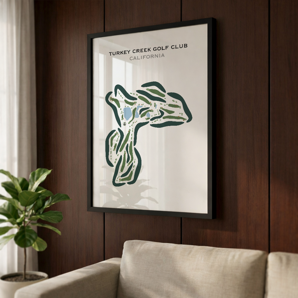 Turkey Creek Golf Club, Lincoln, California - Printed Golf Courses
