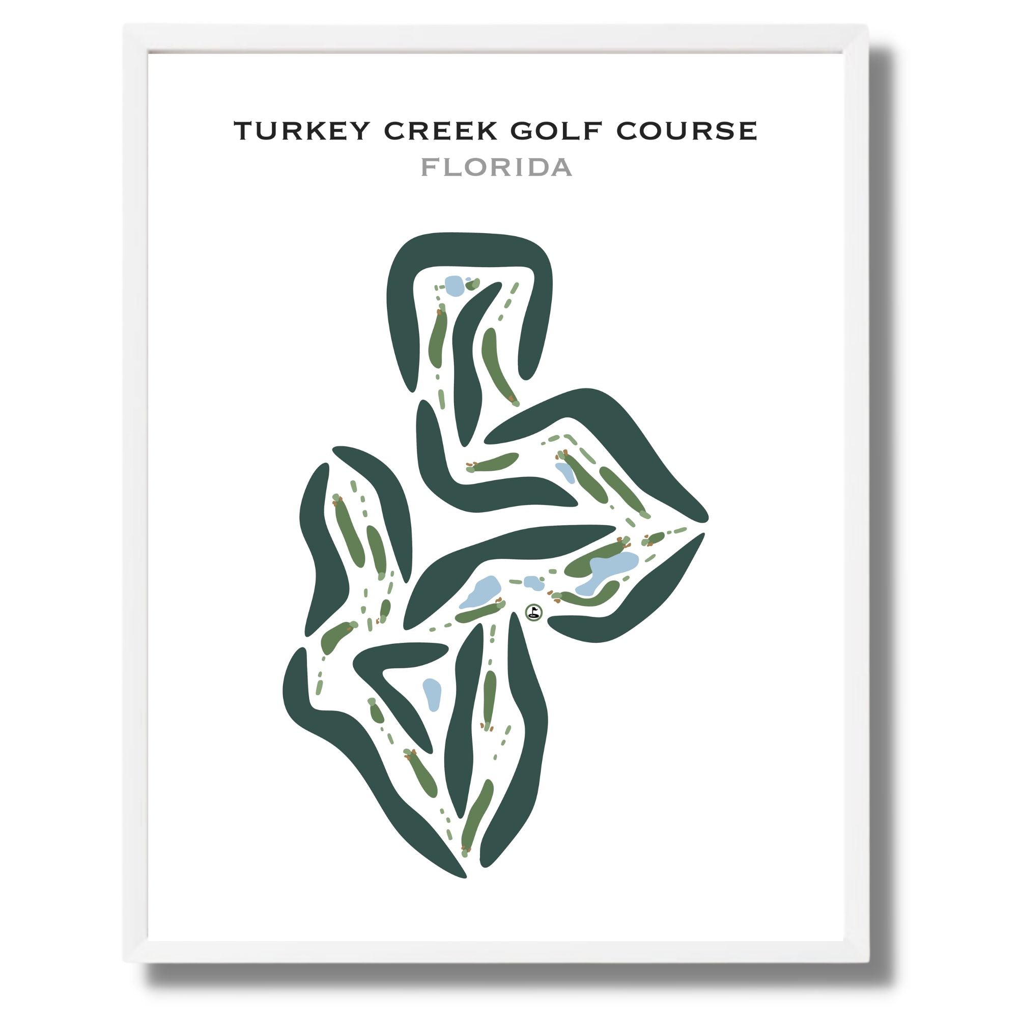 Turkey Creek Golf Course, Florida - Printed Golf Courses