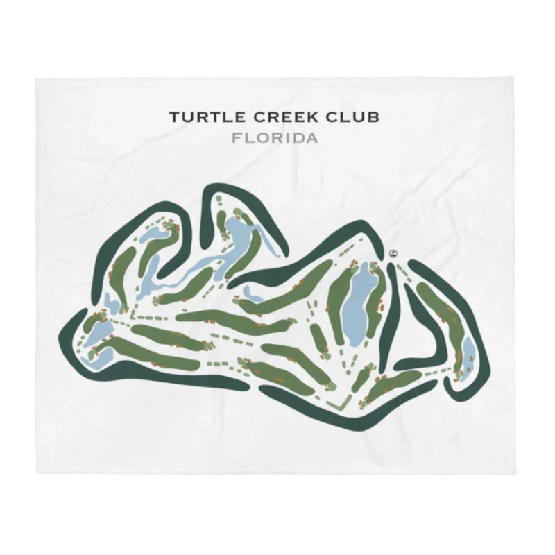 Turtle Creek Club, Florida - Printed Golf Courses